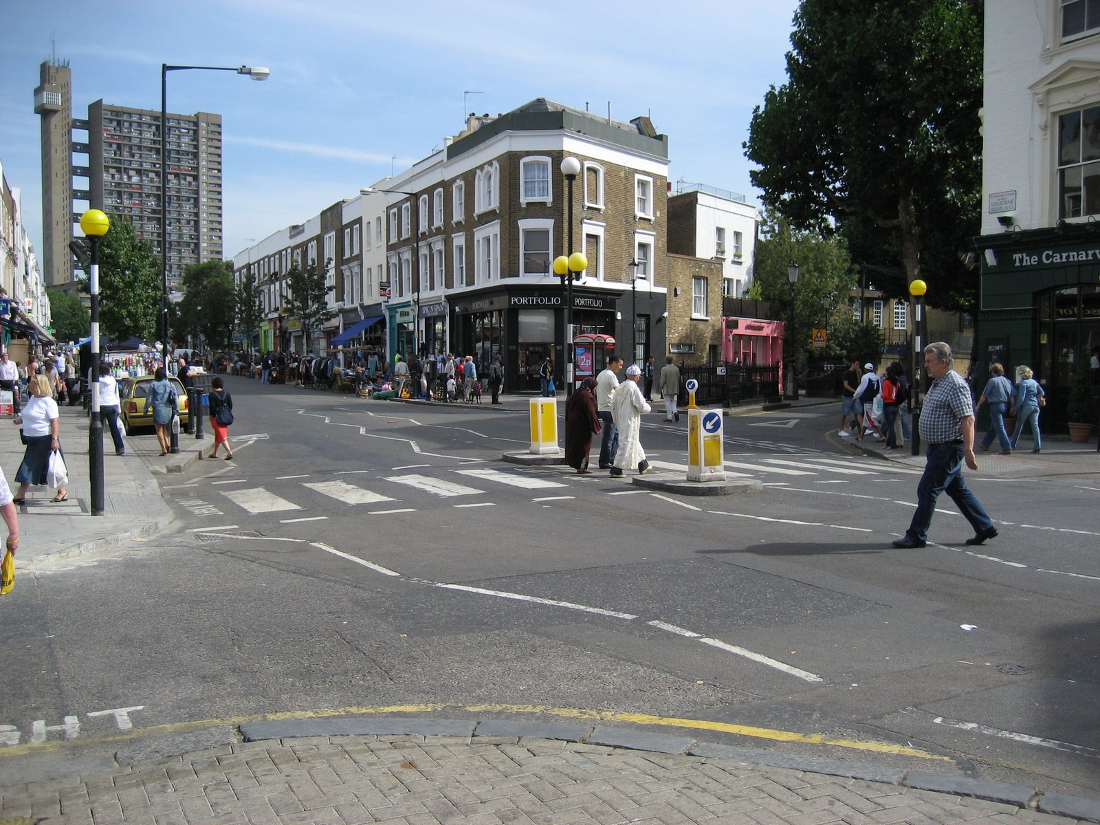 Golborne Road Market street view