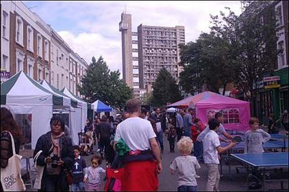Golborne Road Market stalls