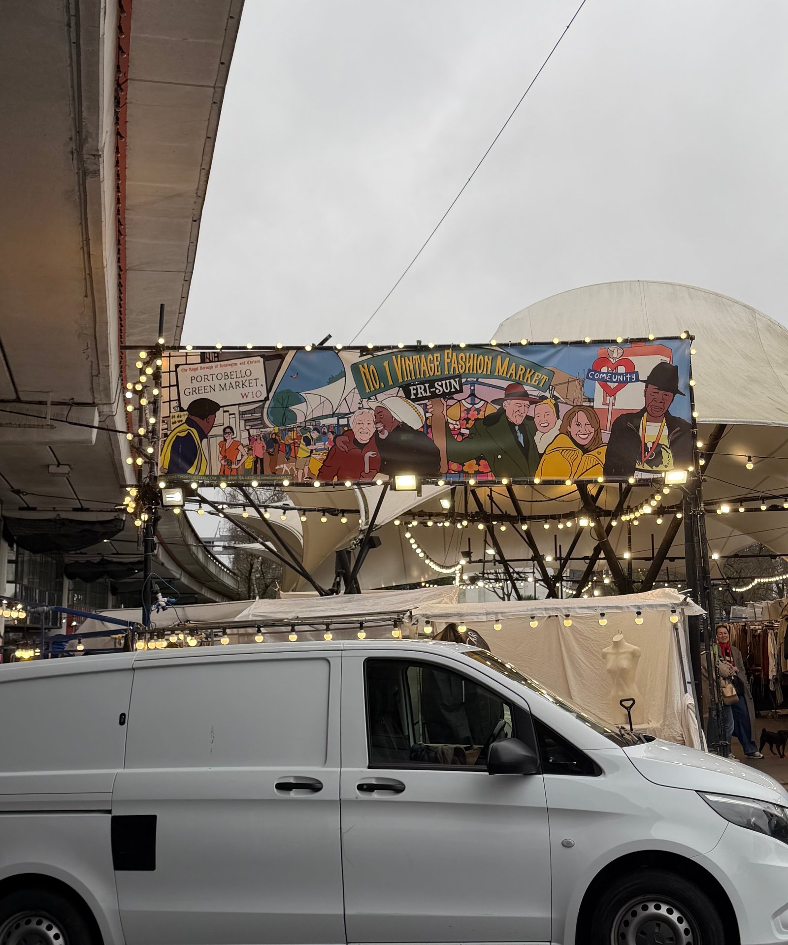 Illustrated No. 1 Vintage Fashion Market community poster