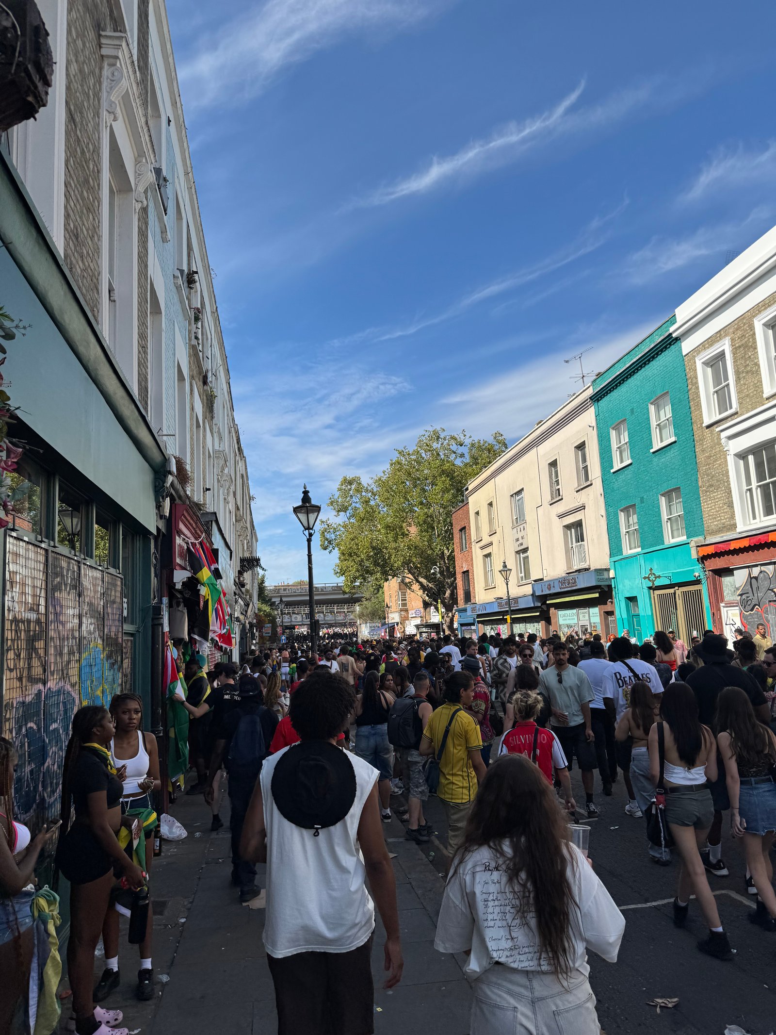 Carnival scene near Portobello Road