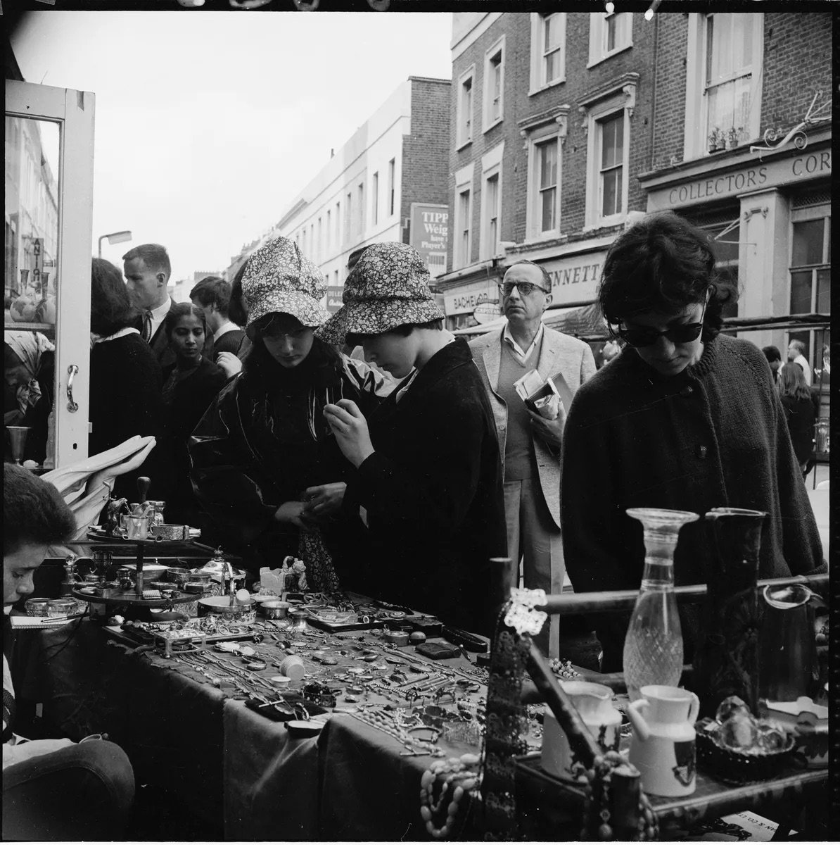 Vintage market fashion scene 2