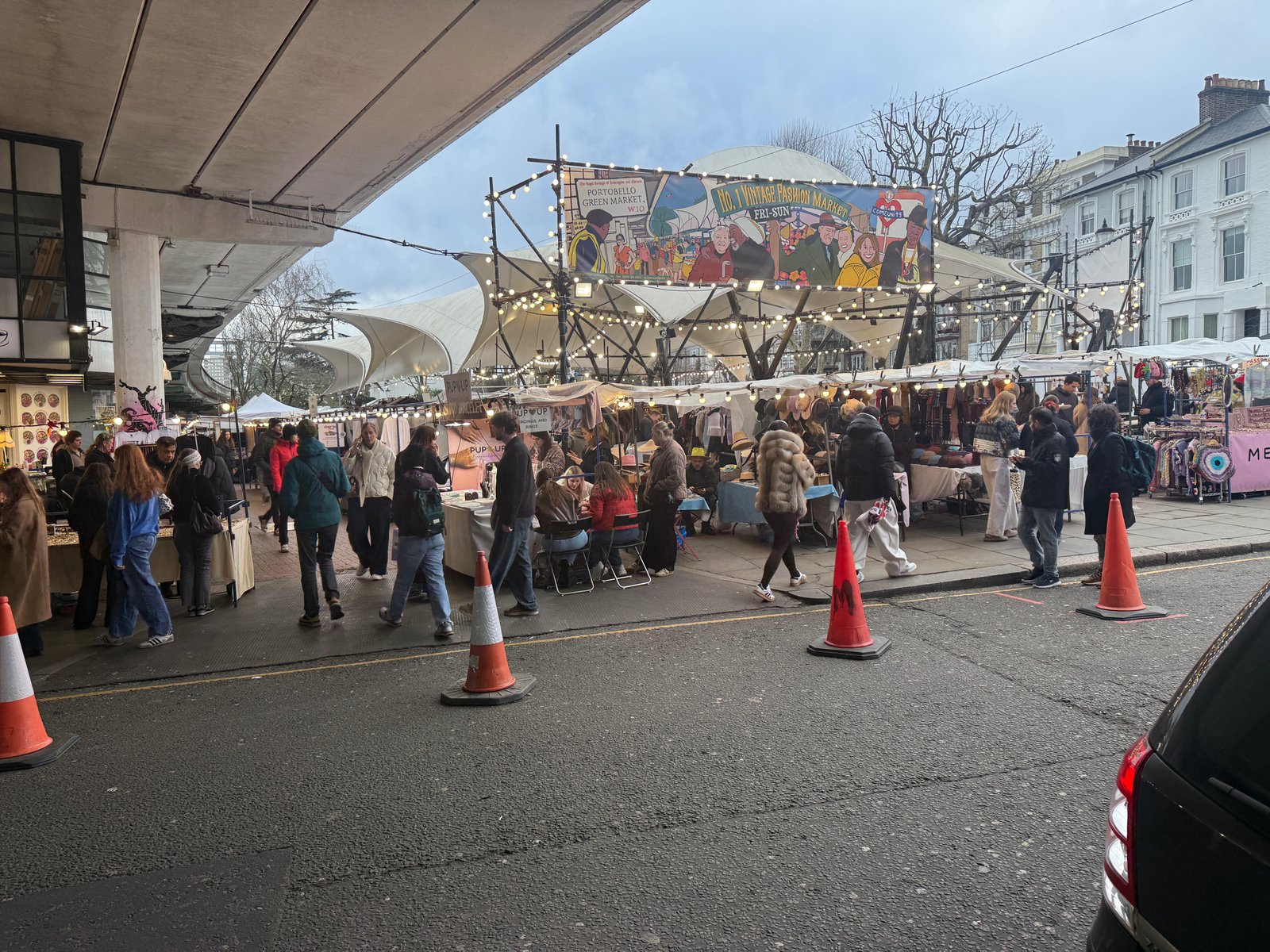 Westway Market traders and stalls