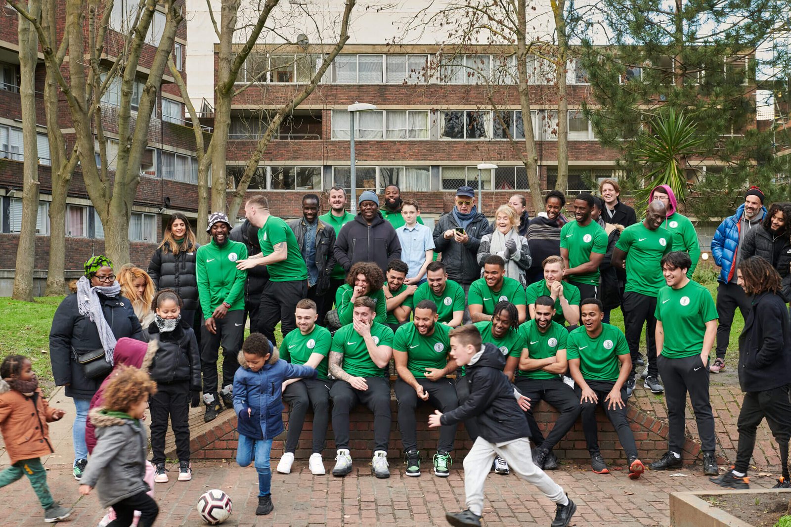 Grenfell Athletic FC players and supporters