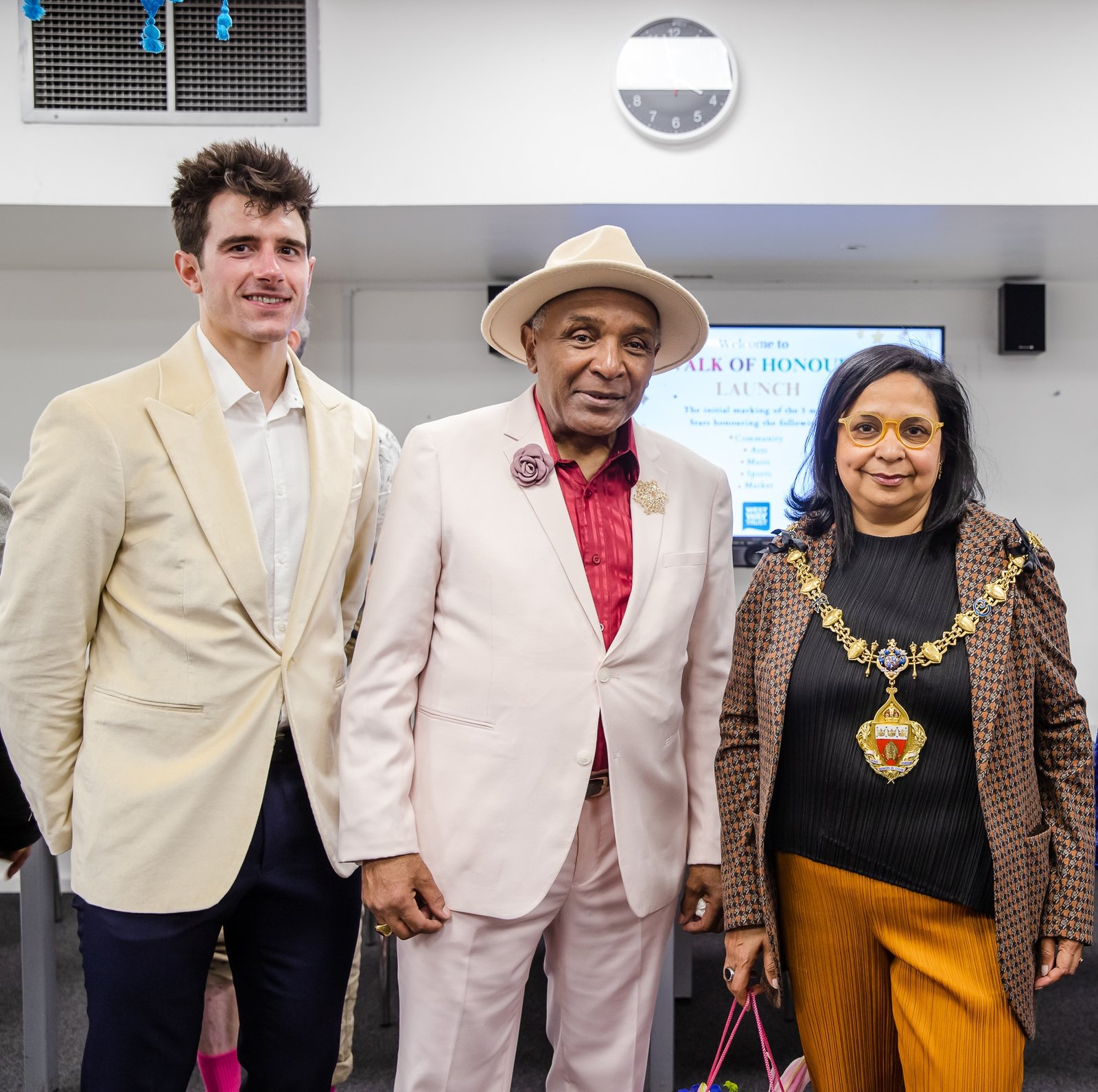 Cllr. Preety Hudd with local community members at the Walk of Honour launch